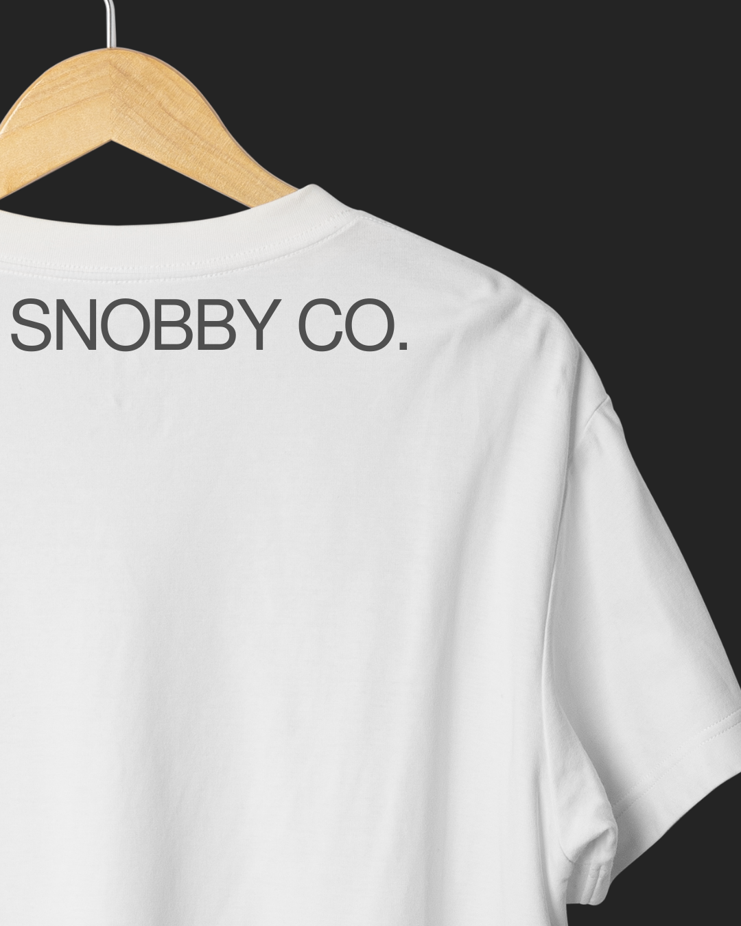 SNOBBY CO. – Back Print Tee