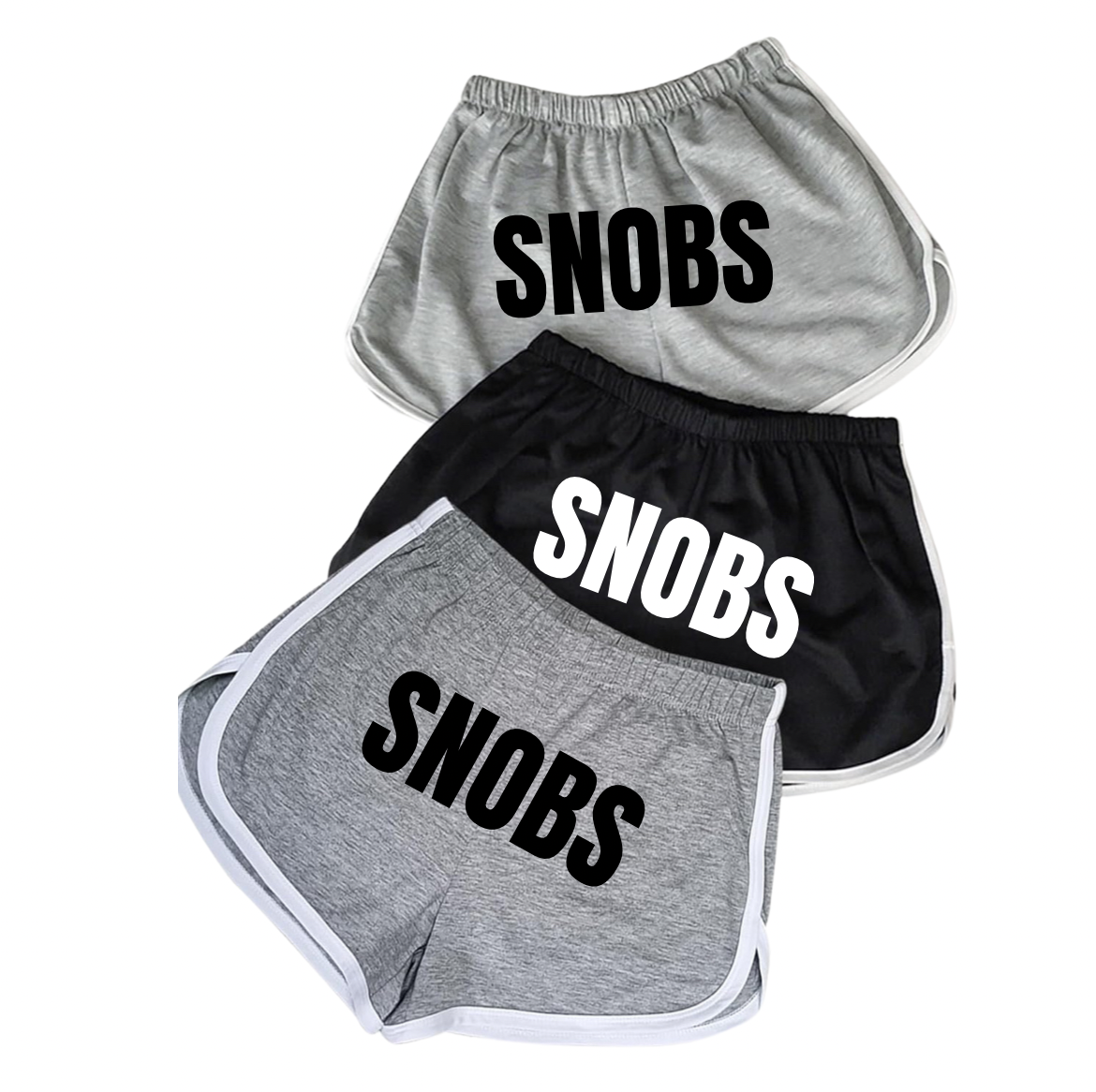 Dolphin Hemmed Snobs Shorts - PRIME SNOBS 