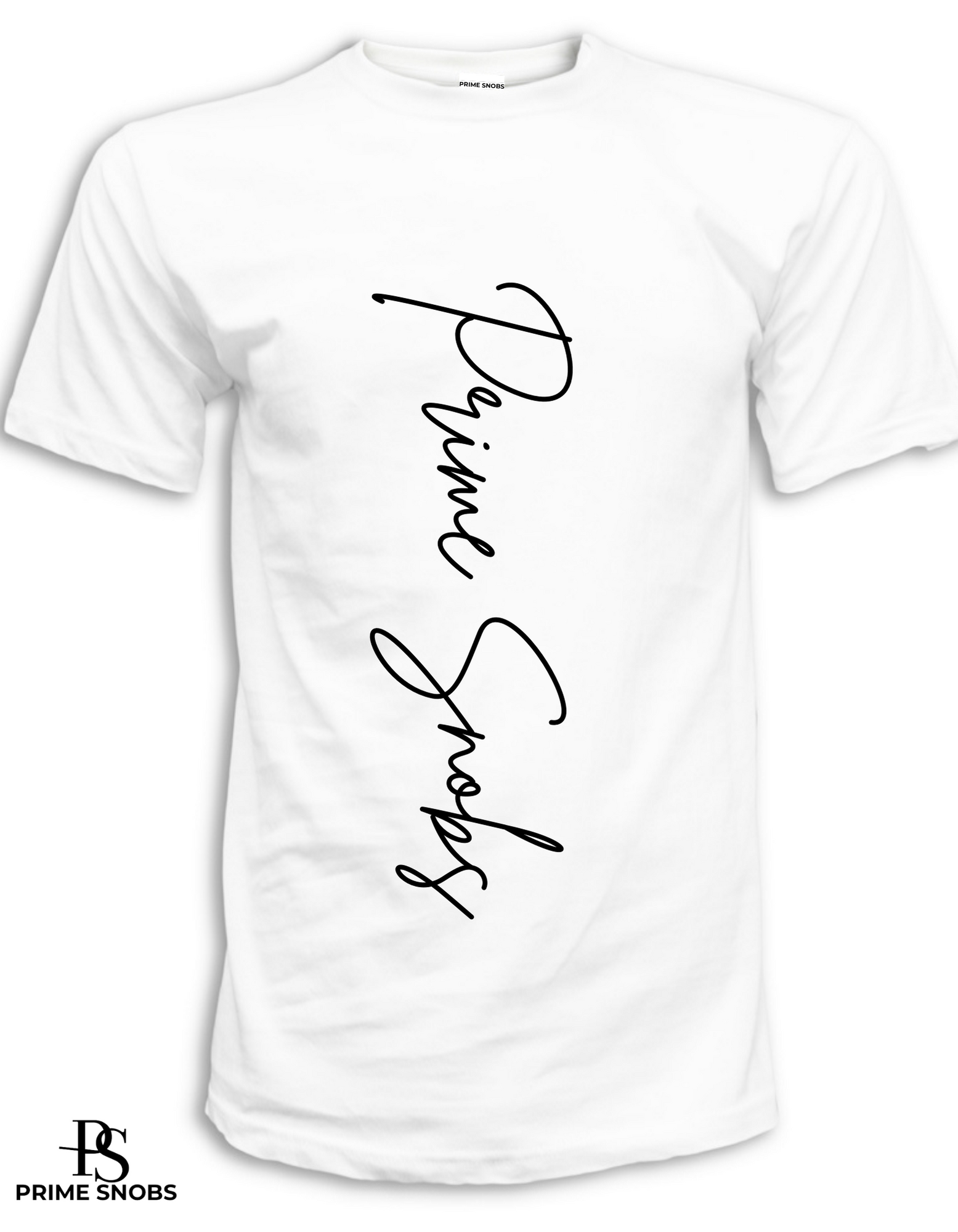 Prime Snobs Cursive Men's T-Shirt - PRIME SNOBS 